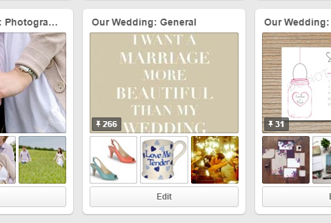 Wedding Pinterest Boards