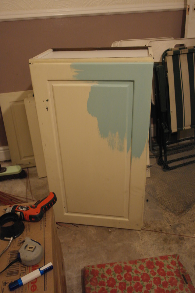Painting the cupboard doors