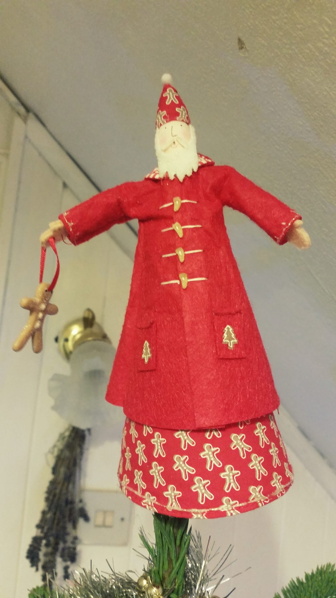 Gisela Graham tree topper bought on eBay and totally worth it as comes out every year and makes the tree complete - cost around £16 from memory