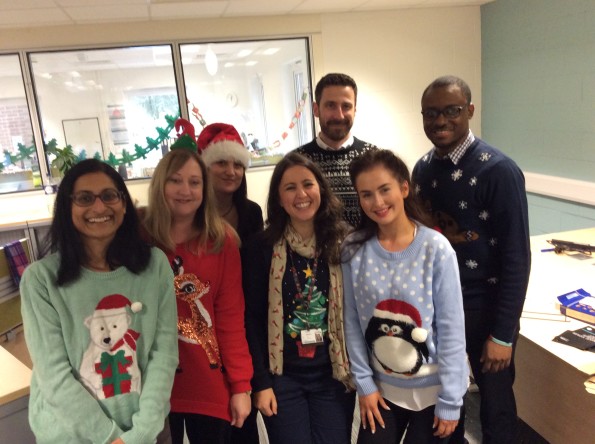 Our office Christmas Jumpers