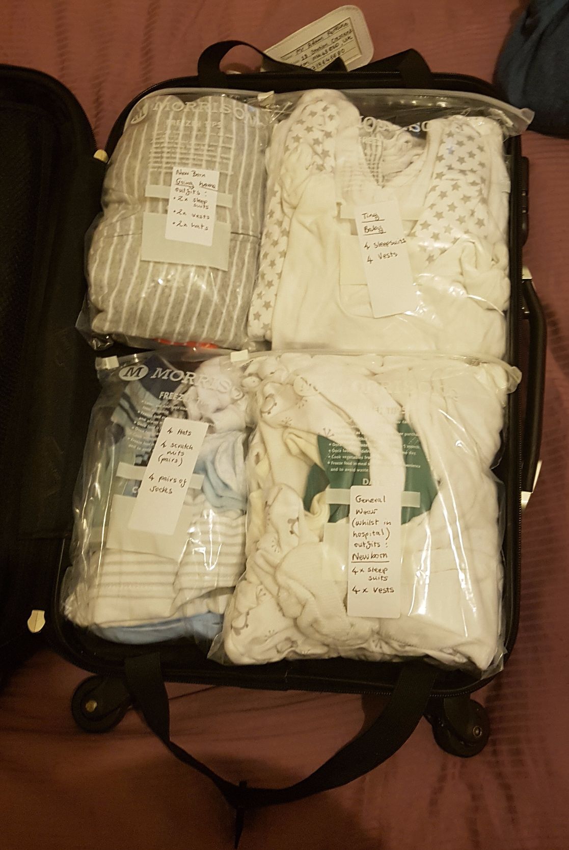 JamJarGill: FUTURE LITTLE GHERKINS: Packing My Hospital Bag(s)