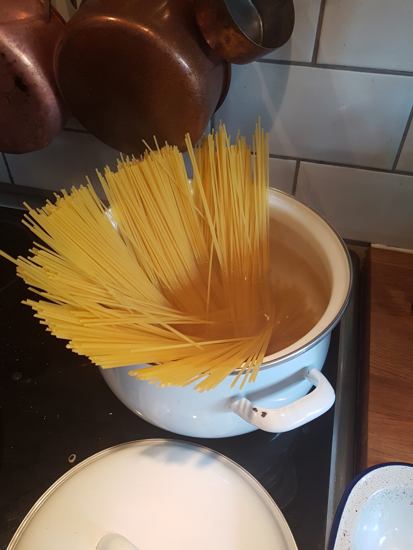 Brie & Tomato Spaghetti