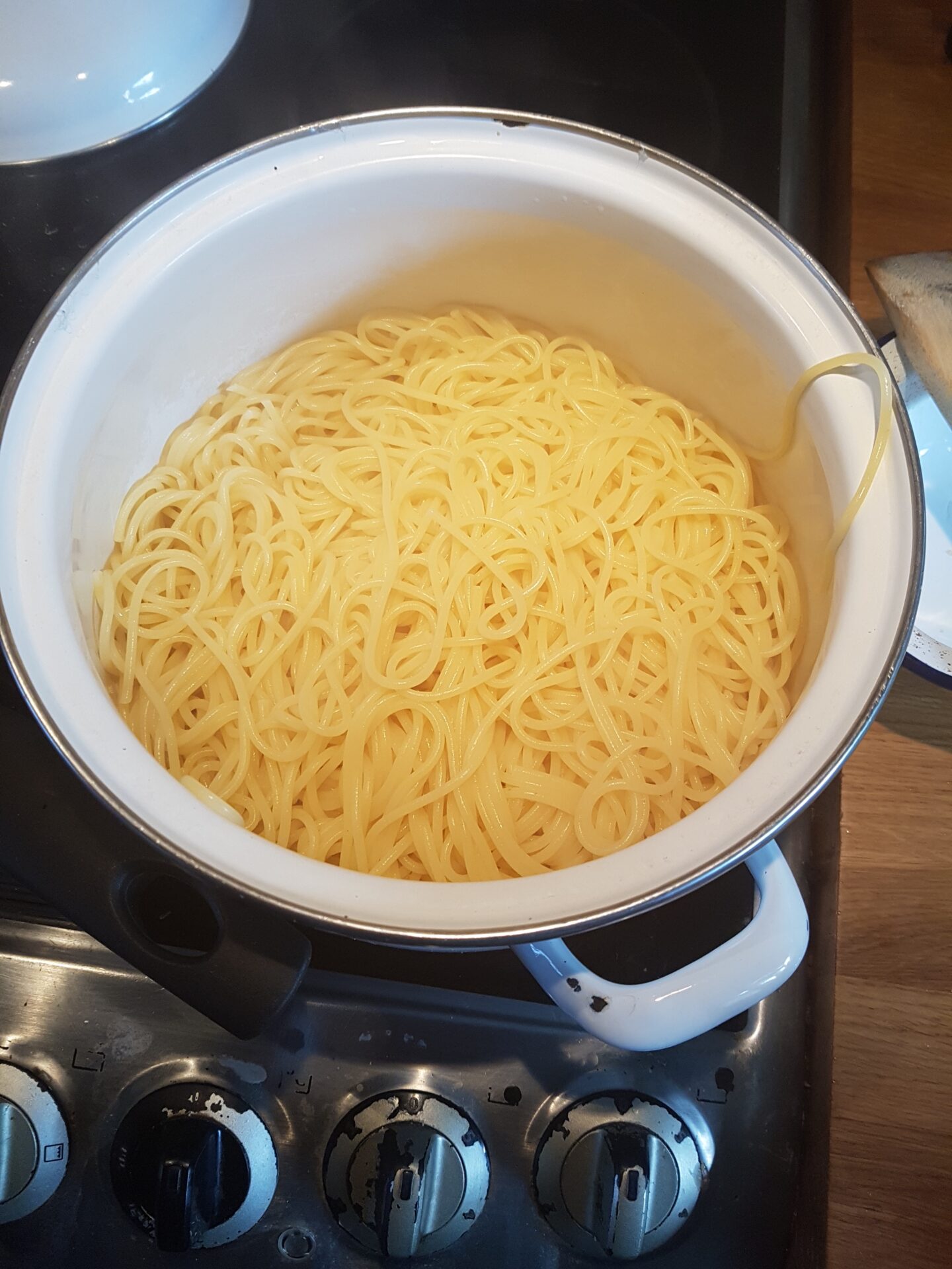 Brie & Tomato Spaghetti